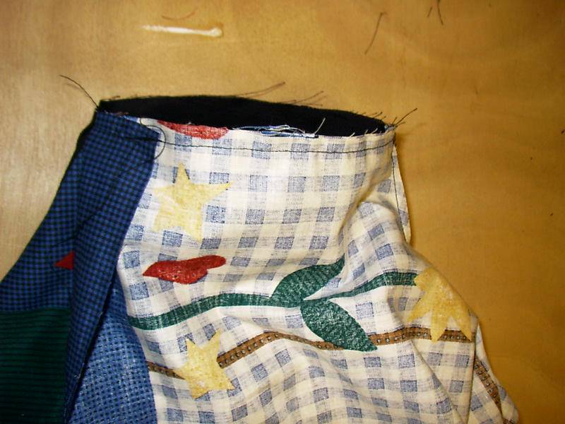 stitched side seam