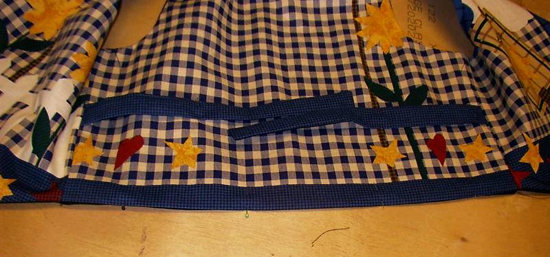 bottom edge pinned