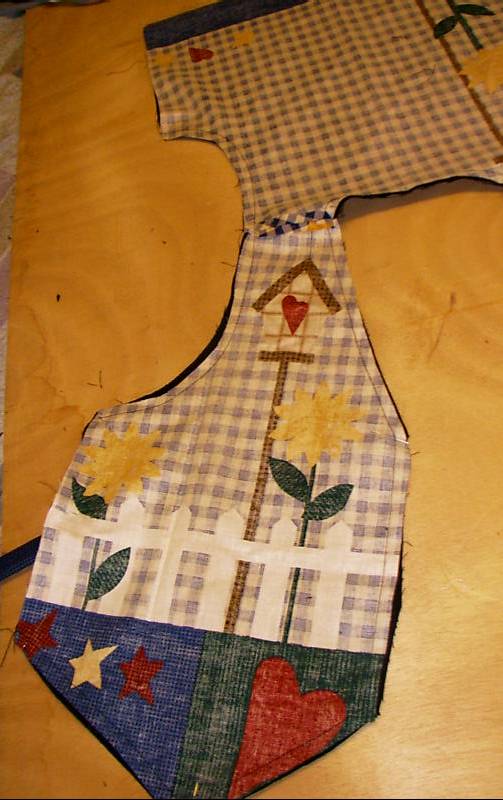 stitch lines
      on waistcoat